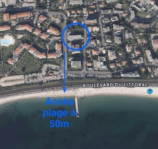 Juan-les-pins A 50m 公寓 *