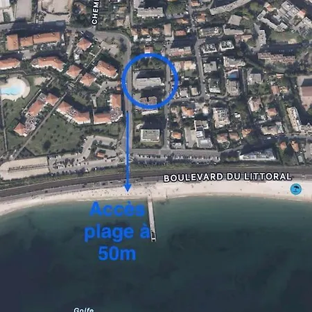 Juan-les-pins A 50m Apartman *